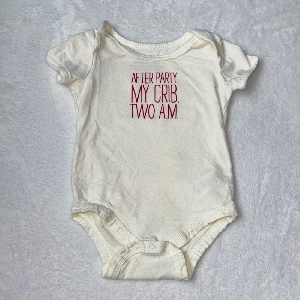 (3 for $10) indigo yellow Baby Onesie with Red Text bodysuit